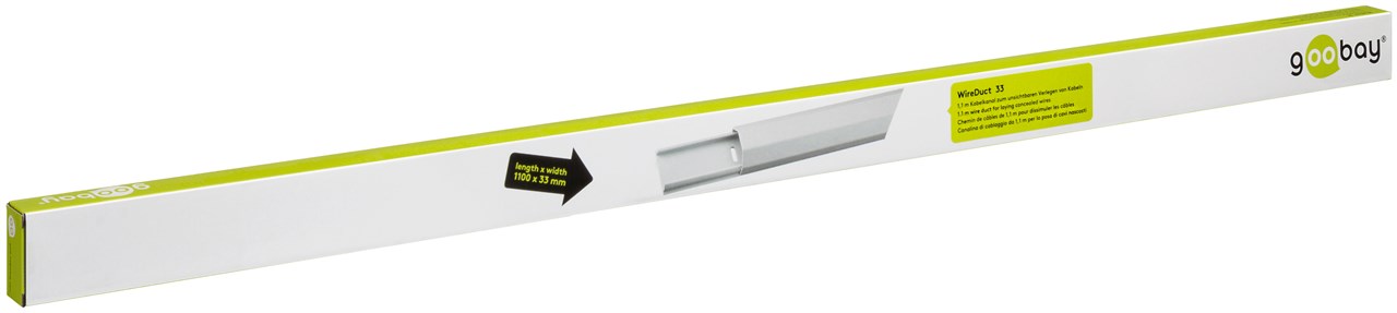 Halbrunder Aluminium-Kabelkanal 33 mm, Länge 1,1 m - zum unsichtbaren Verlegen von Kabeln Halbrunder Aluminium-Kabelkanal 33 mm, Länge 1,1 m - zum unsichtbaren Verlegen von Kabeln