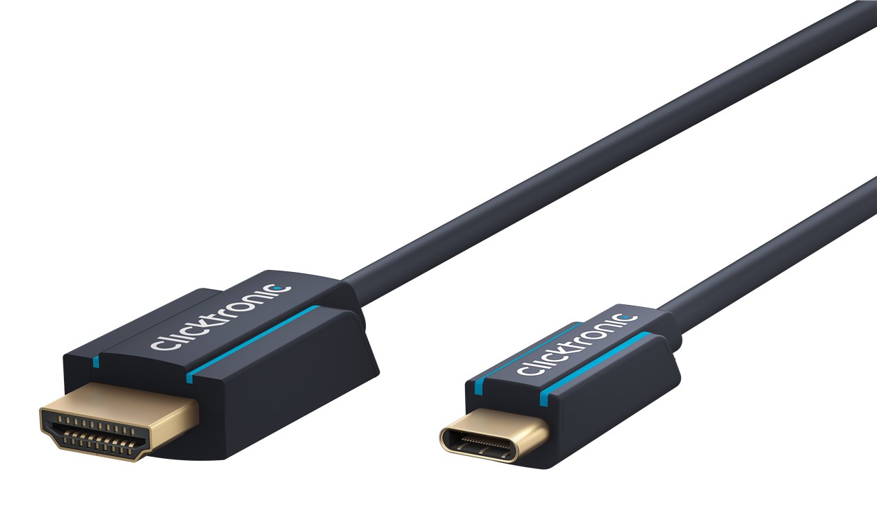 USB-C™-auf-HDMI™-Adapterkabel - Kabellänge 1 m - Premium-Kabel|USB-C™-Stecker HDMI™-Stecker|1,0 m|4K @ 60 Hz
