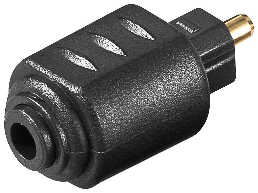 Toslink Digital Audio Adapter, mini Toslink zu Toslink Toslink Digital Audio Adapter, mini Toslink zu Toslink - 3,5 mm mini Toslink-Kupplung > Toslink-Stecker
