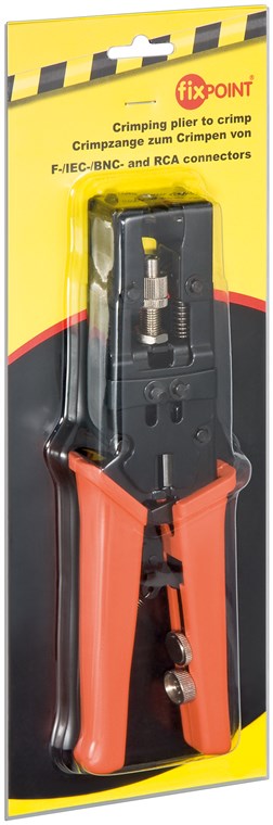 Crimpzange für F-, BNC-und RCA-Kompressionsstecker - für F-, BNC- und RCA-Stecker Crimpzange für F-, BNC-und RCA-Kompressionsstecker - für F-, BNC- und RCA-Stecker