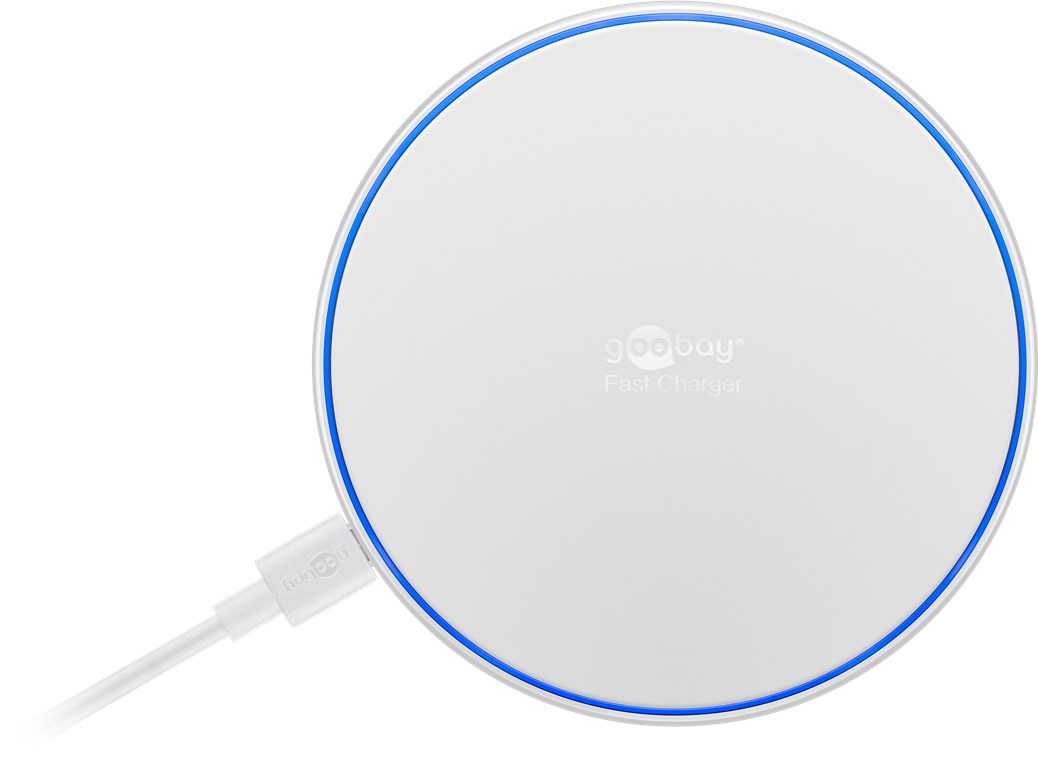 Kabelloses Schnellladegerät 10 W - geeignet für Smartphones und Geräte mit Qi-Standard Kabelloses Schnellladegerät 10 W - geeignet für Smartphones und Geräte mit Qi-Standard