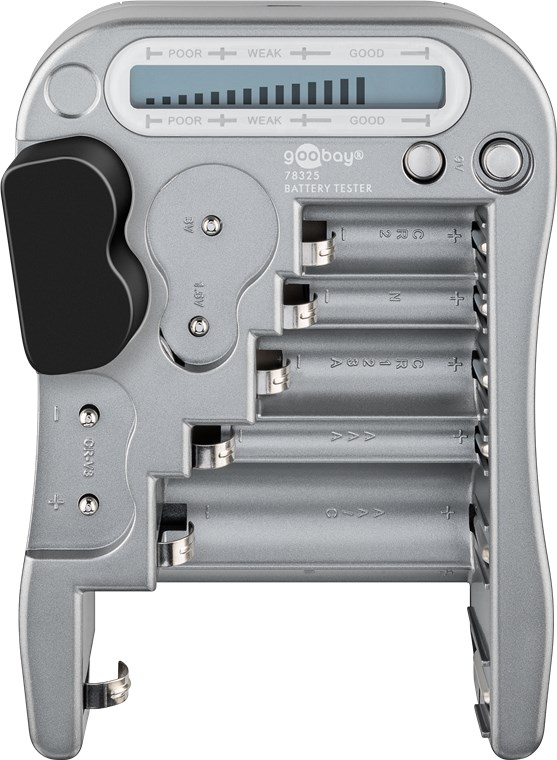 LCD-Batterietester - für Standard- und Fotobatterien, sowie alle gängigen Knopfzellen LCD-Batterietester - für Standard- und Fotobatterien, sowie alle gängigen Knopfzellen