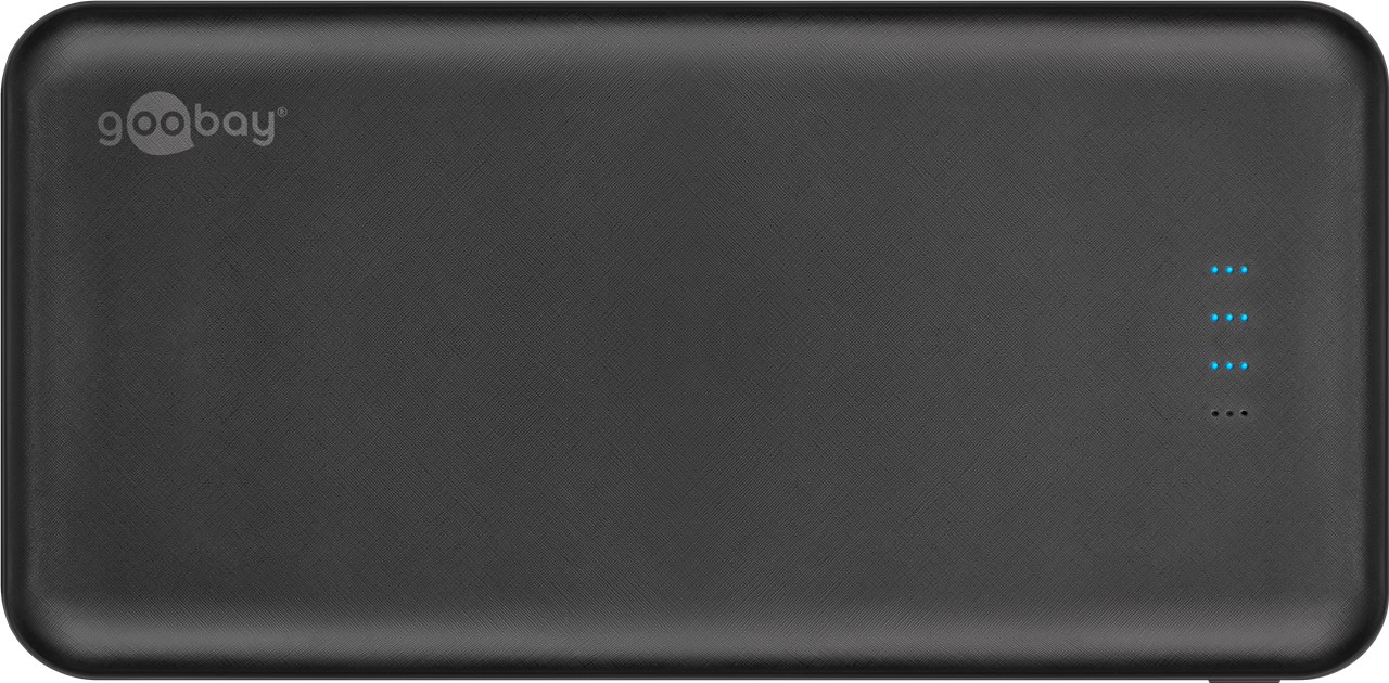 Powerbank Slimline 10.000 mAh - leistungsstarke 10.000 mAh in einem handlichen wie griffigen Design mit Status-Display Powerbank Slimline 10.000 mAh - leistungsstarke 10.000 mAh in einem handlichen wie griffigen Design mit Status-Display