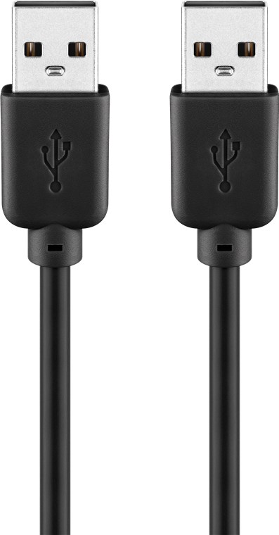 USB 2.0 Hi-Speed Kabel 3 m, Schwarz - Kabellänge 3 m