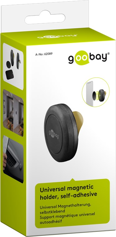 Universal Magnethalterung, selbstklebend - zur schnellen und sicheren Befestigung von Smartphones im Auto oder Haushalt Universal Magnethalterung, selbstklebend - zur schnellen und sicheren Befestigung von Smartphones im Auto oder Haushalt