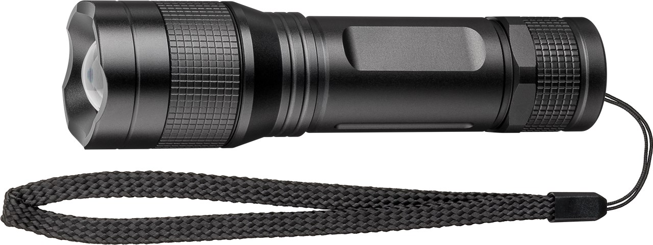 LED-Taschenlampe High Bright 300 - ideal für Freizeit, Sport, Camping, Angeln, Jagd und Pannenhilfe