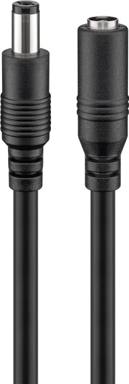 DC-Verlängerungskabel, 10 m, Schwarz DC-Verlängerungskabel, 3m, Schwarz - Kabellänge 3 m - Artikel ist nur für den Hobby-/Bastlerbereich geeignet