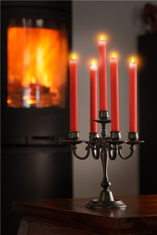 5er-Set rote LED-Echtwachs-Stabkerzen, inkl. Fernbedienung - wunderschöne und sichere Lichtlösung für viele Bereiche wie Haus und Loggia, Büros oder Schulen 5er-Set rote LED-Echtwachs-Stabkerzen, inkl. Fernbedienung - wunderschöne und sichere Lichtlösung für viele Bereiche wie Haus und Loggia, Büros oder Schulen