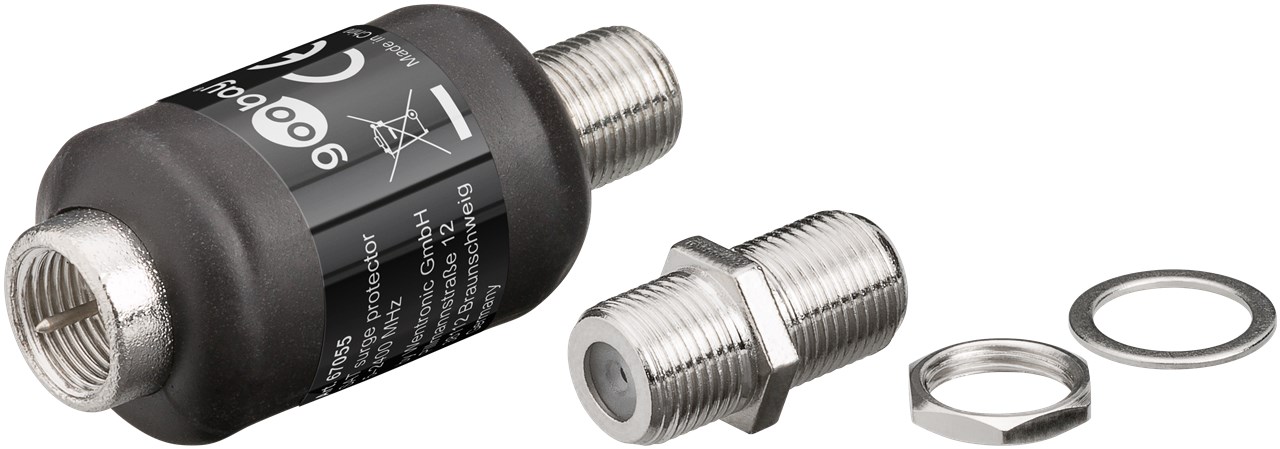 SAT-Überspannungsschutz - zur Montage zwischen Receiver und LNB SAT-Überspannungsschutz - zur Montage zwischen Receiver und LNB