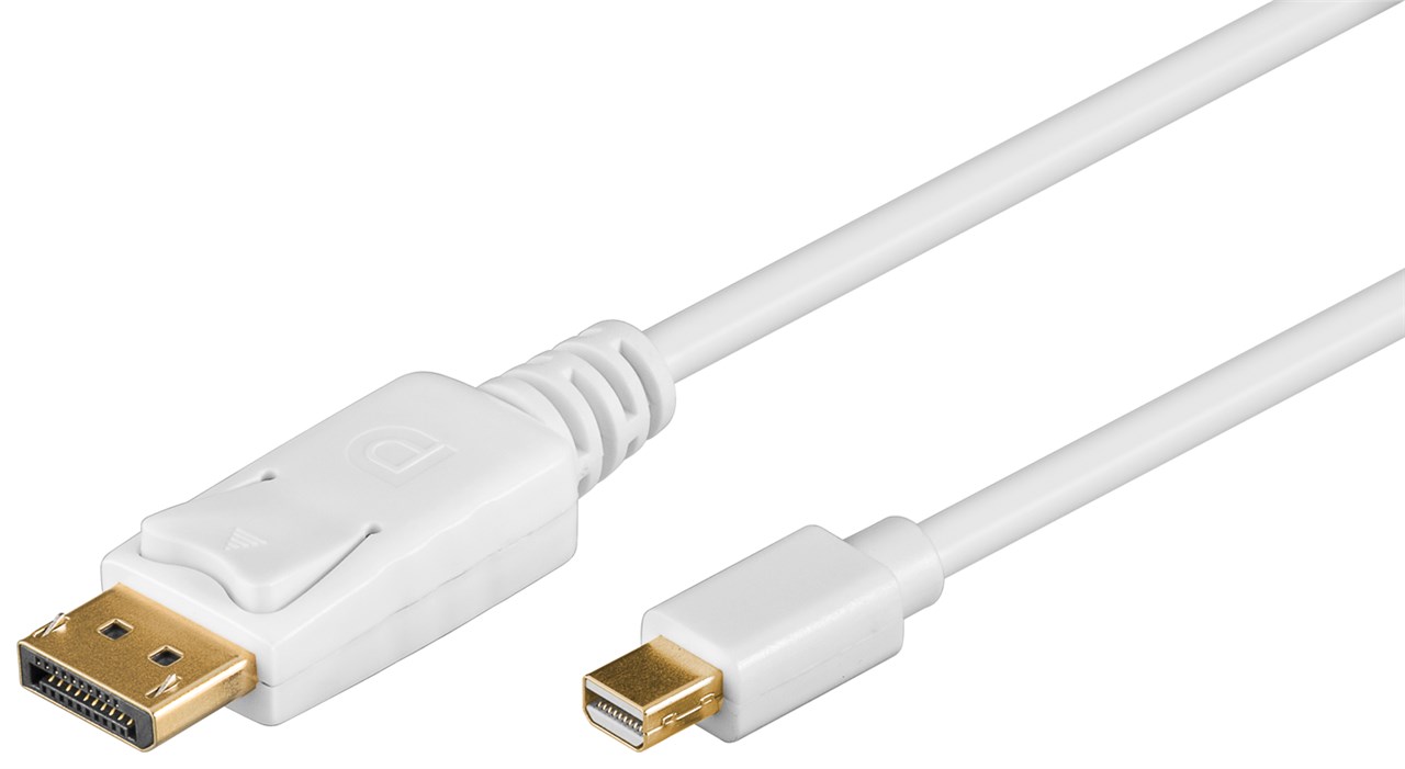 Mini DisplayPort Adapterkabel 1.2, vergoldet - Kabellänge 1 m - Mini DisplayPort-Stecker > DisplayPort-Stecker