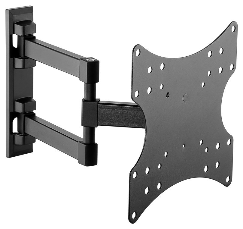 TV-Wandhalterung Basic FULLMOTION (S) - für Fernseher von 23" bis 42" (58-107cm) , vollbewegliches Doppelarmgelenk (schwenkbar und neigbar) bis 20kg