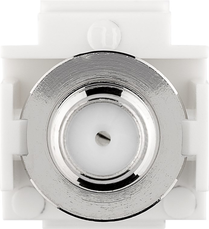 Keystone Modul SAT/Antenne, bündige Montage - 18,9 mm Breite, Koax-Stecker > F-Buchse Keystone Modul SAT/Antenne, bündige Montage - 18,9 mm Breite, Koax-Stecker > F-Buchse
