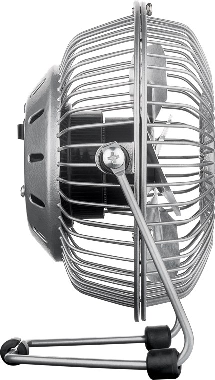 4 Zoll USB-Ventilator für den Schreibtisch - Farbversion Silber - Ø 13 cm