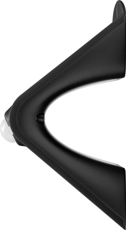 LED Solar-Wandleuchte mit Bewegungsmelder, 1,5 W, schwarz - Farbversion - neutralweiße Lichtlösung für Hauseingänge, Carports und Treppen