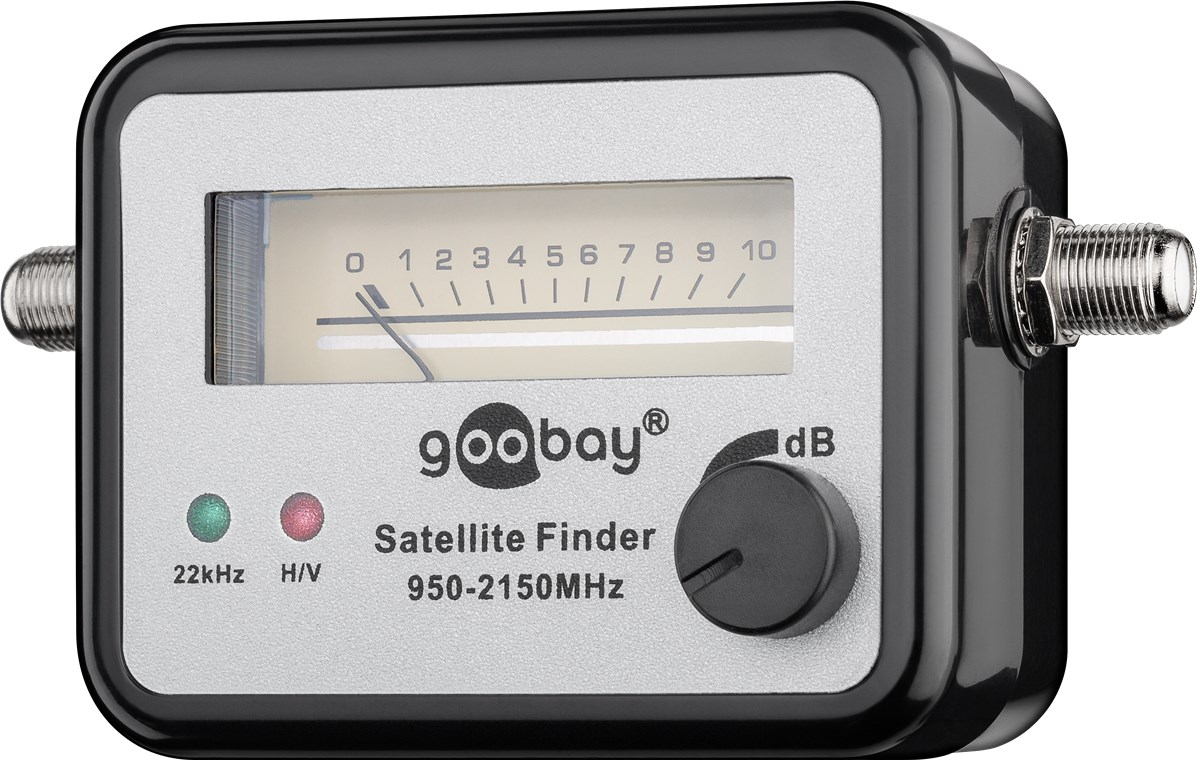 Satelliten-Finder mit mechanischer Pegelanzeige - zum Ausrichten/Einjustieren von Satelliten-Antennen