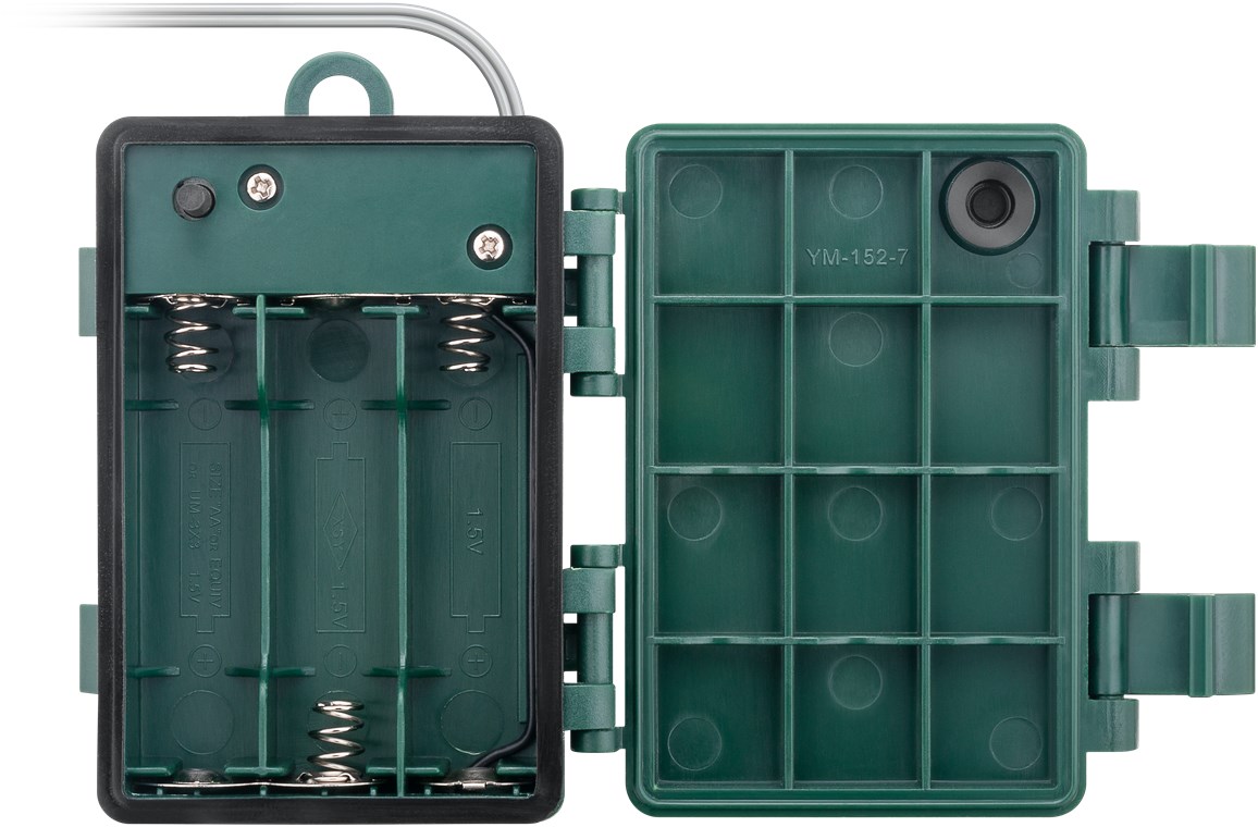 50er LED-Silberdraht-Cluster-Lichterkette - mit 2 Leuchtmodi, warmweiß (3000 K), batteriebetrieben, für den Innen- und Außenbereich (IP44) 50er LED-Silberdraht-Cluster-Lichterkette - mit 2 Leuchtmodi, warmweiß (3000 K), batteriebetrieben, für den Innen- und Außenbereich (IP44)