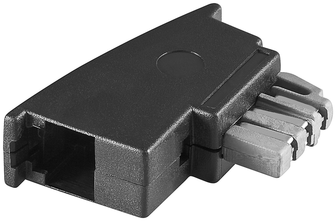 TAE Telefon Adapter Stecker TAE Telefon Adapter Stecker - TAE-N-Stecker > RJ11/RJ14-Stecker (6P4C)