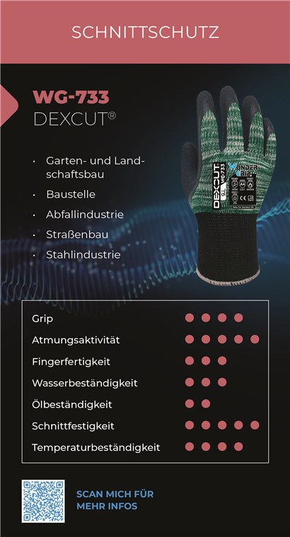 WG-733 - Größe L/9 - Garten- und Landschaftsbau, Landwirtschaft, Baustelle, Straßenbau, Stahlindustrie