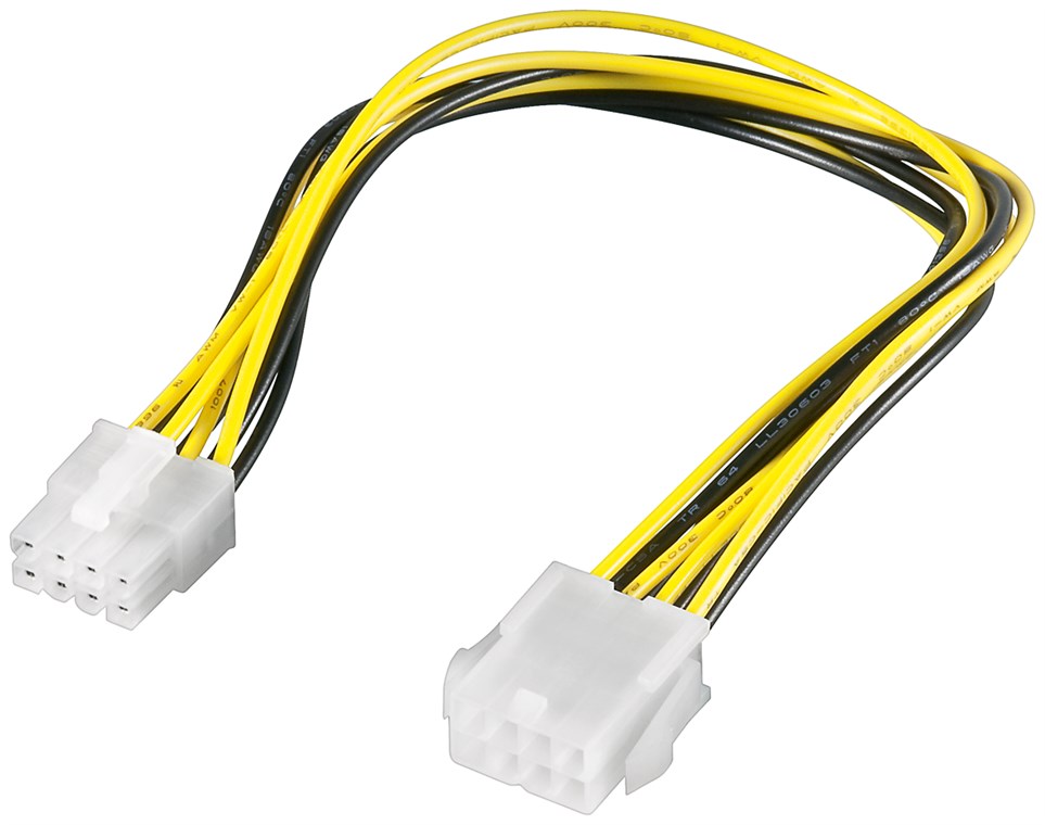 PC Stromkabel Verlängerung EPS, 8 Pin - EPS-Stecker > EPS-Buchse