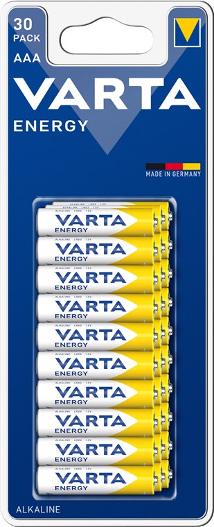LR03/AAA (Micro) (4103) - Verbrauchseinheit 30 Stk. im Blister - Alkali-Mangan Batterie (Alkaline), 1,5 V