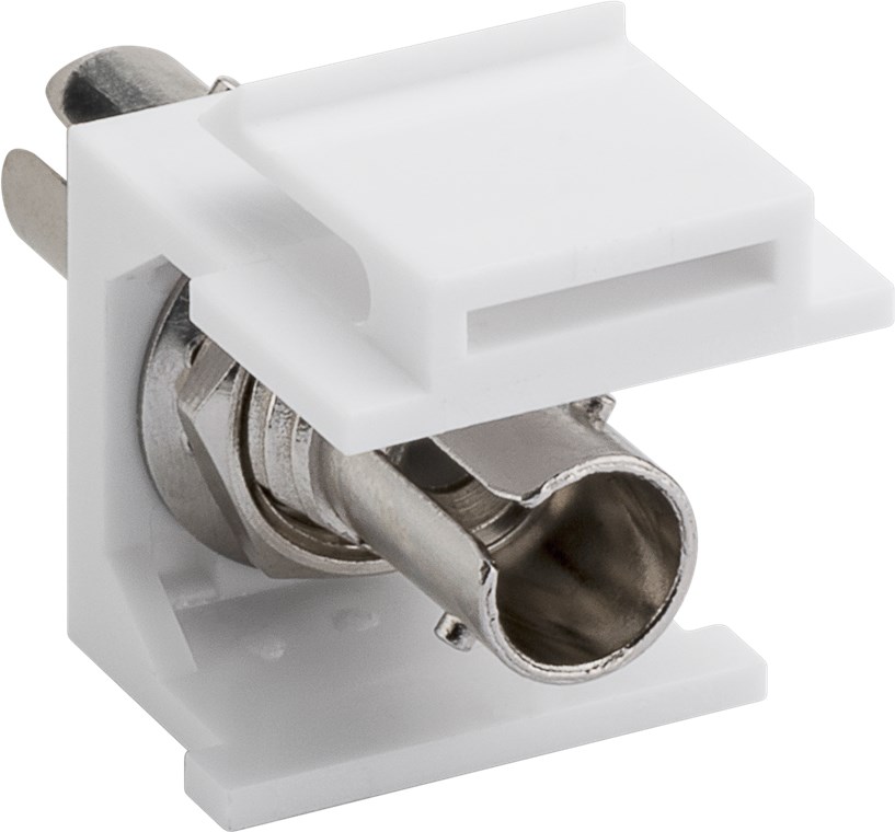 Keystone Modul Lichtwellenleiter - 17,2 mm Breite, 2x ST-Simplex Buchse Keystone Modul Lichtwellenleiter - 17,2 mm Breite, 2x ST-Simplex Buchse