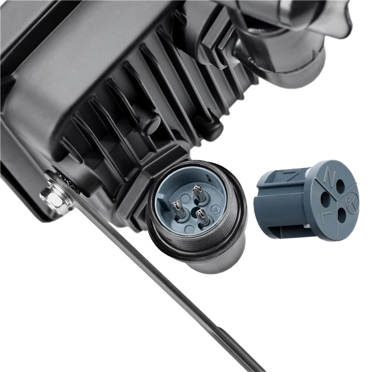 LED-Außenstrahler, 10 W - mit 850 lm, neutralweißem Licht (4000 K) und M16-Kabelverschraubung, für den Außeneinsatz geeignet (IP65) LED-Außenstrahler, 10 W - mit 850 lm, neutralweißem Licht (4000 K) und M16-Kabelverschraubung, für den Außeneinsatz geeignet (IP65)