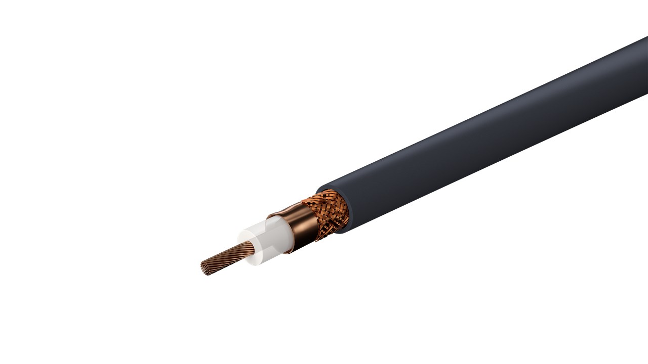 Koaxialkabel - Kabellänge 7.5 m - Premium-Kabel|Koaxial-Stecker Koaxial-Kupplung|7,5 m|> 95 dB