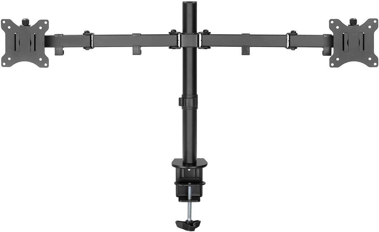 Doppel-Monitorhalterung Flex - für Monitore zwischen 17 und 32 Zoll (43-81 cm) Doppel-Monitorhalterung Flex - für Monitore zwischen 17 und 32 Zoll (43-81 cm)