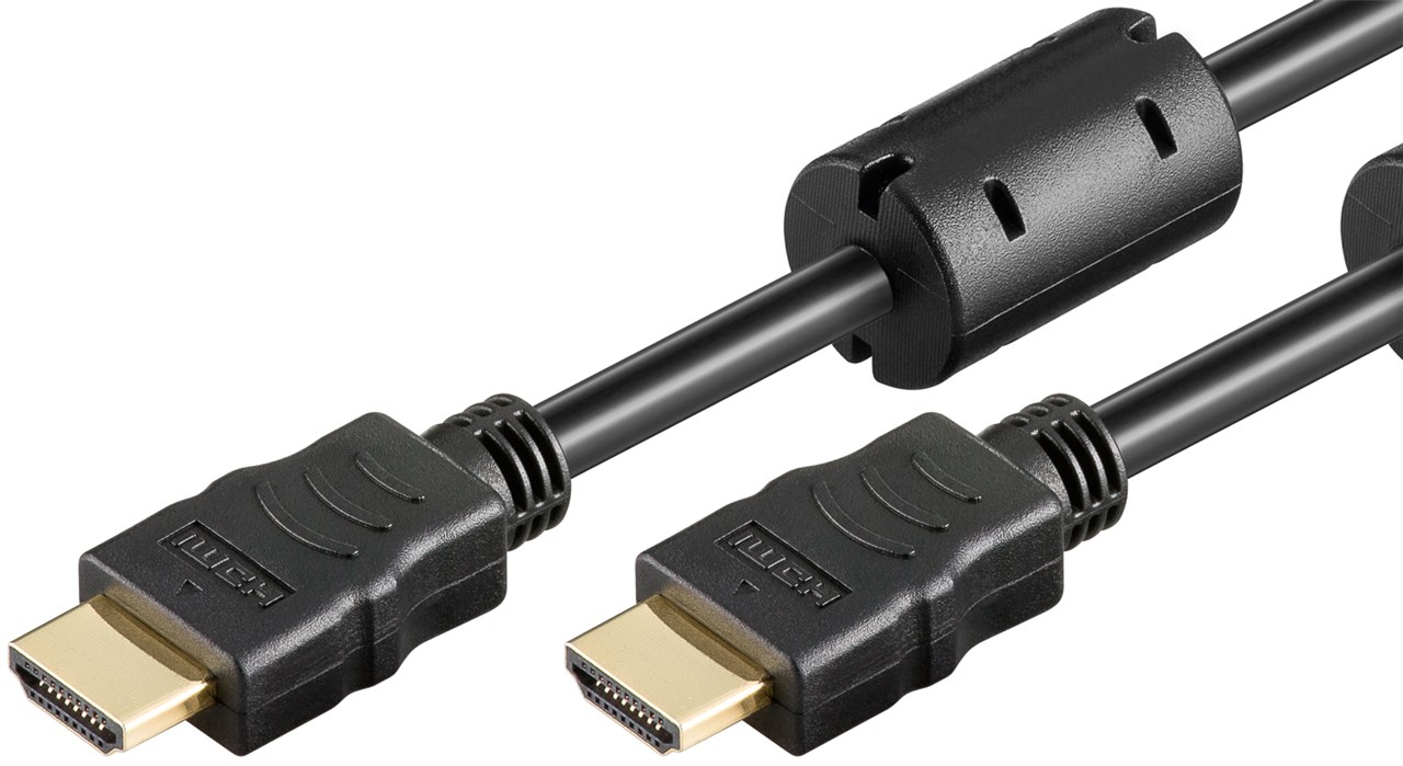 High Speed HDMI®/™ Kabel mit Ethernet (Ferrite) - Kabellänge 1 m - HDMI™-Stecker (Typ A) > HDMI™-Stecker (Typ A)