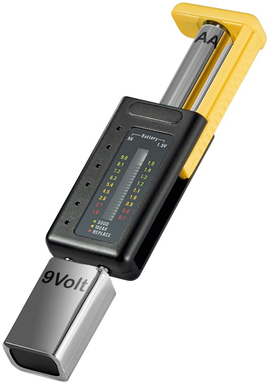 LCD-Batterietester - für Standardzellen