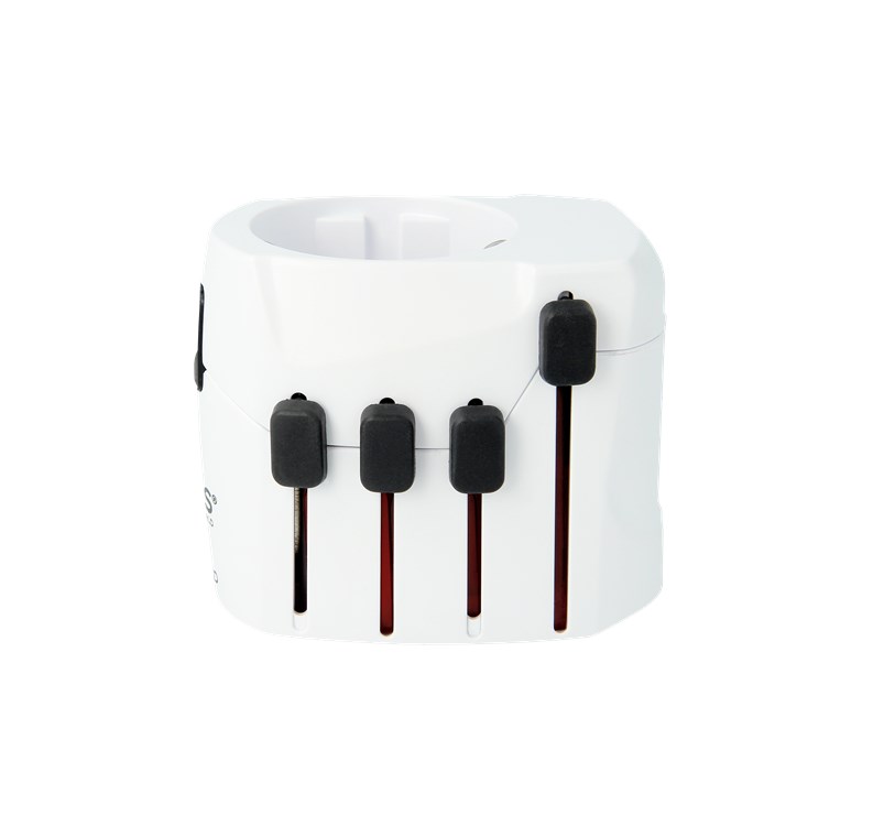 World Adapter PRO - geeignet für alle geerdeten und ungeerdeten Geräte (2- und 3-polig) World Adapter PRO - geeignet für alle geerdeten und ungeerdeten Geräte (2- und 3-polig)