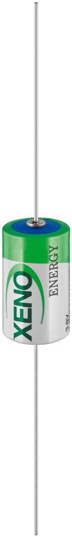 1/2 AA (Mignon)/ER14252 (XL-050F/AX) - Draht (axial) 1/2 AA (Mignon)/ER14252 (XL-050F/AX) - Draht (axial) - Anschluss, Typ Draht (axial) - 3,6 V, 1200 mAh, Lithium-Thionylchlorid Batterie