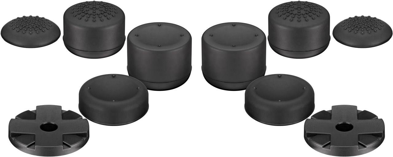 10er Set PS5-Controller-Schutzkappen 10er Set PS5-Controller-Schutzkappen - für PlayStation 5 DualSense™ Controller, 8x Daumengriffe, 2x Kreuztastenkappen, 1x doppelseitiges Klebeband