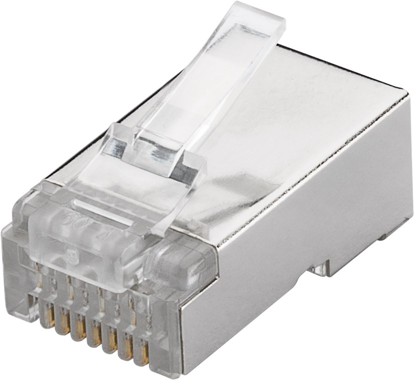 RJ45 Stecker, CAT 6 STP geschirmt RJ45 Stecker, CAT 6 STP geschirmt - für Rundkabel