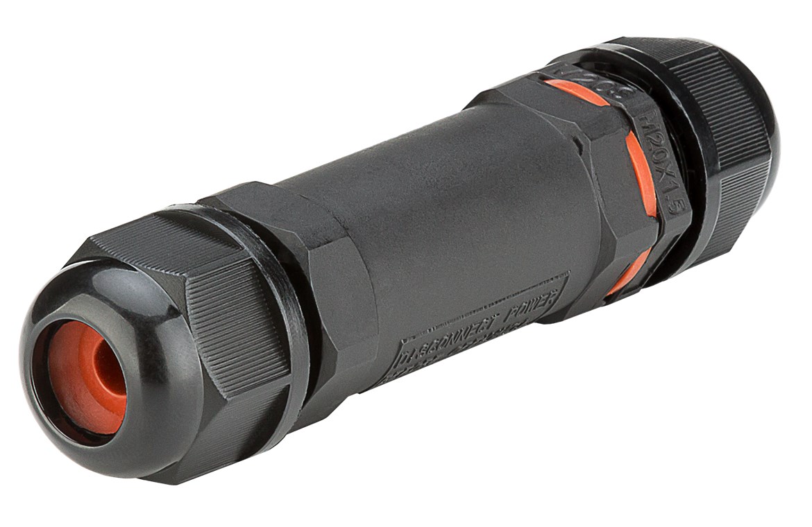 Kabelverbindungsstück 10 cm IP68 Kabelverbindungsstück 10 cm IP68 - Kabelmuffe zum Verlegen von Kabeln in Außenanlagen