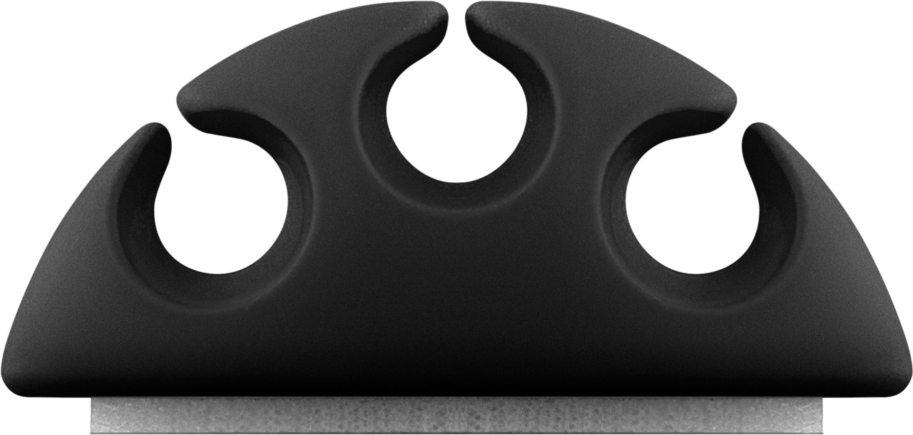Kabelmanagement 3-Slots, schwarz - Farbversion Schwarz - 4er-Set zum Ordnen und Fixieren, ablösbar Kabelmanagement 3-Slots, schwarz - Farbversion Schwarz - 4er-Set zum Ordnen und Fixieren, ablösbar