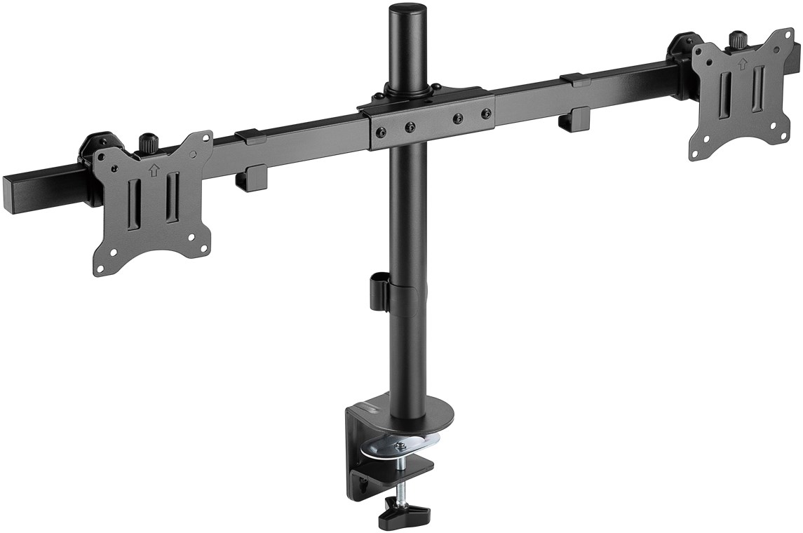 Doppel-Monitorhalterung Fix - für Monitore zwischen 17 und 32 Zoll (43-81 cm) bis 9 kg Doppel-Monitorhalterung Fix - für Monitore zwischen 17 und 32 Zoll (43-81 cm) bis 9 kg