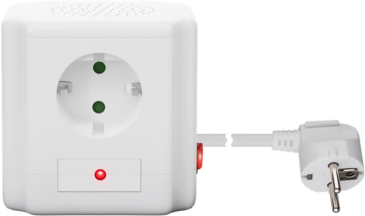 Steckdosenwürfel 4-fach mit Schalter und USB - bis zu 2 USB-Geräte und 4 Elektrogeräte anschließbar Steckdosenwürfel 4-fach mit Schalter und USB - bis zu 2 USB-Geräte und 4 Elektrogeräte anschließbar