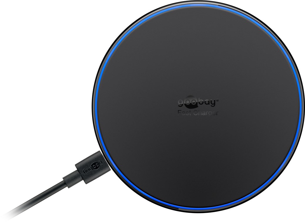 Kabelloses Schnellladegerät 10 W - geeignet für Smartphones und Geräte mit Qi-Standard Kabelloses Schnellladegerät 10 W - geeignet für Smartphones und Geräte mit Qi-Standard