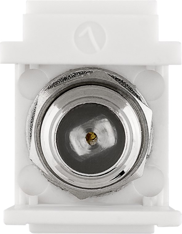 Keystone Modul SAT/Antenne - 16,2 mm Breite, Koax-Stecker > F-Buchse