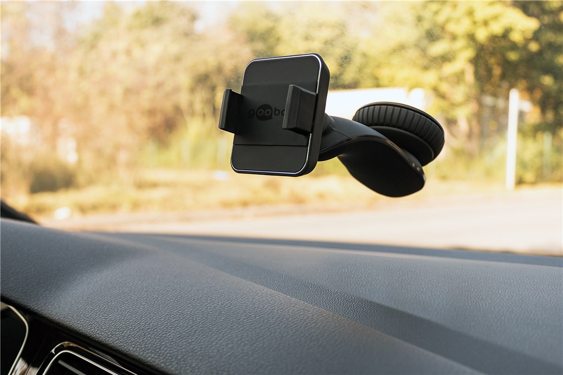 Saugnapf Smartphone KfZ-Halterung - zur einfachen und sicheren Befestigung im Fahrzeug Saugnapf Smartphone KfZ-Halterung - zur einfachen und sicheren Befestigung im Fahrzeug