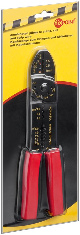 Crimpzange für isolierte Kabelschuhe - für Kabelschuhe mit den Durchmessern 0,75 mm² - 5,5 mm² Crimpzange für isolierte Kabelschuhe - für Kabelschuhe mit den Durchmessern 0,75 mm² - 5,5 mm²