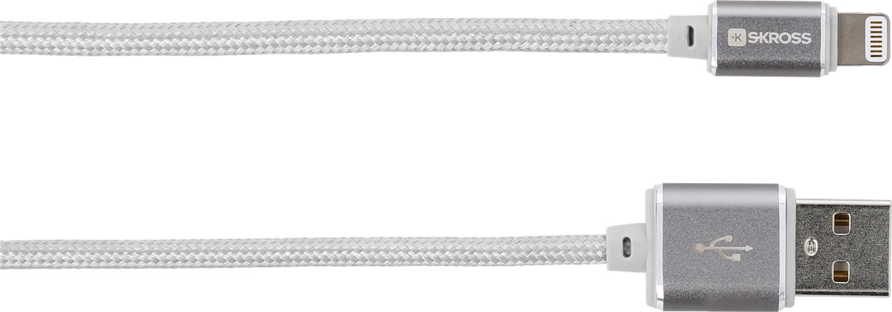 Charge'n Sync Lightning Connector - Steel Line, weiß Charge'n Sync Lightning Connector - Steel Line, weiß - Anschluss 2, Typ Apple Lightning Stecker (8-Pin) - für alle USB-Geräte mit Micro USB-Anschluss