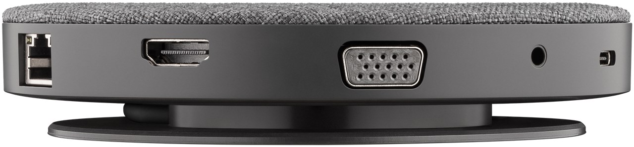 USB-C™ 11 in 1 Multiport Dock mit Wireless Fast Charging und Power Delivery 100 W - es erweitert einen USB-C™-Anschluss um folgende Dinge: MicroSD- & SD-Kartenleser, 4K HDMI™-Anschluss, VGA-Anschluss, RJ45-Gigabit-Ethernet-Anschluss & 3,5 mm Audio-Port.
