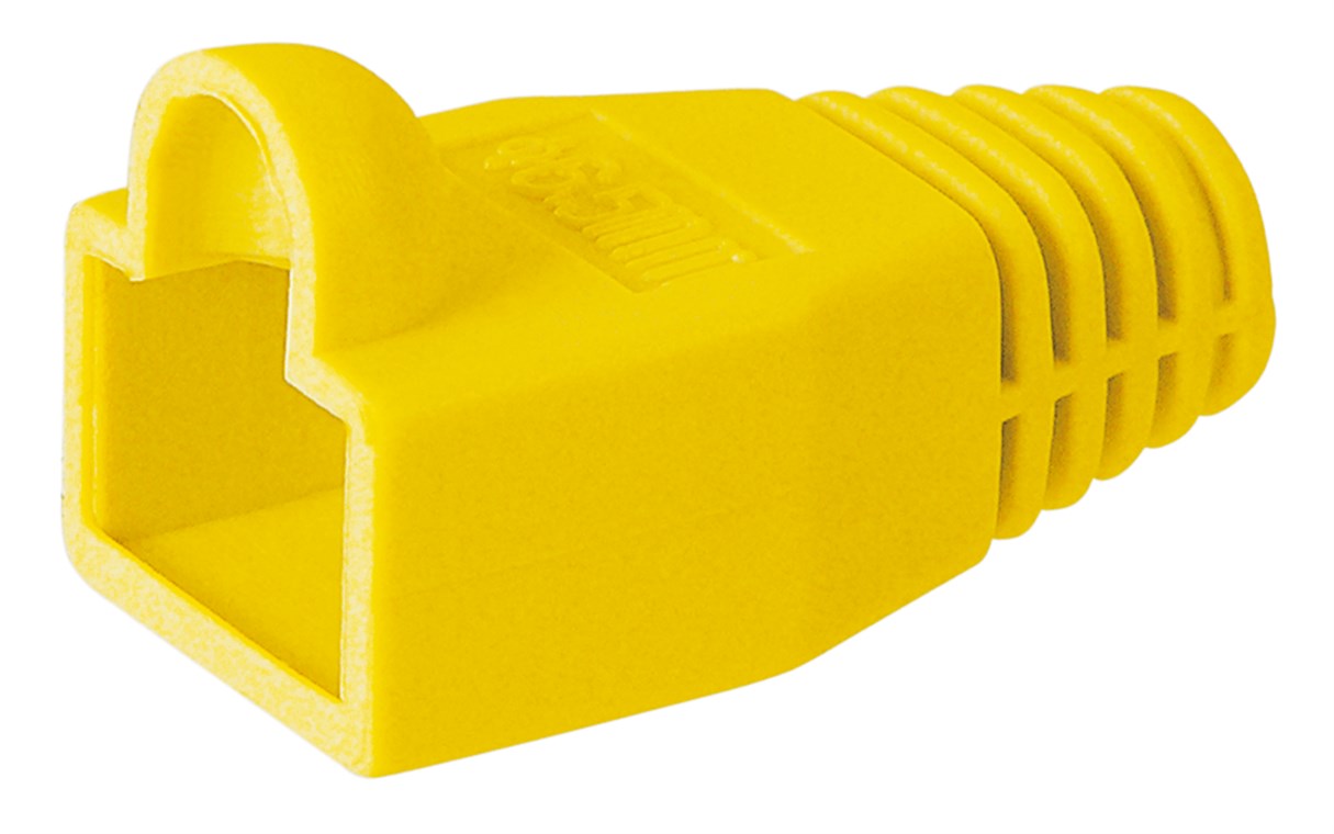 Tülle für RJ45 Stecker Tülle für RJ45 Stecker - Farbversion Gelb-Orange - Kabeleinführung 6,40 mm