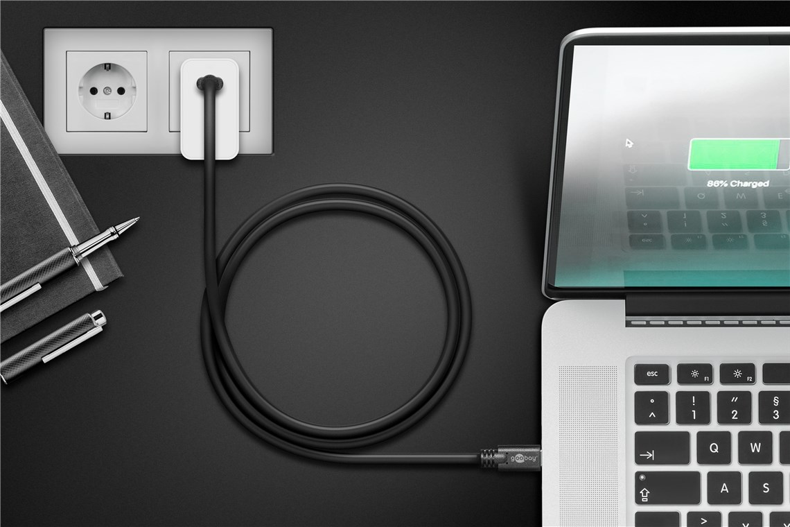 Sync & Charge Super Speed USB-C™ 3.2 Gen 1 USB-C™ Kabel - Kabellänge 3 m - USB-C™-Stecker > USB-C™-Stecker Sync & Charge Super Speed USB-C™ 3.2 Gen 1 USB-C™ Kabel - Kabellänge 3 m - USB-C™-Stecker > USB-C™-Stecker