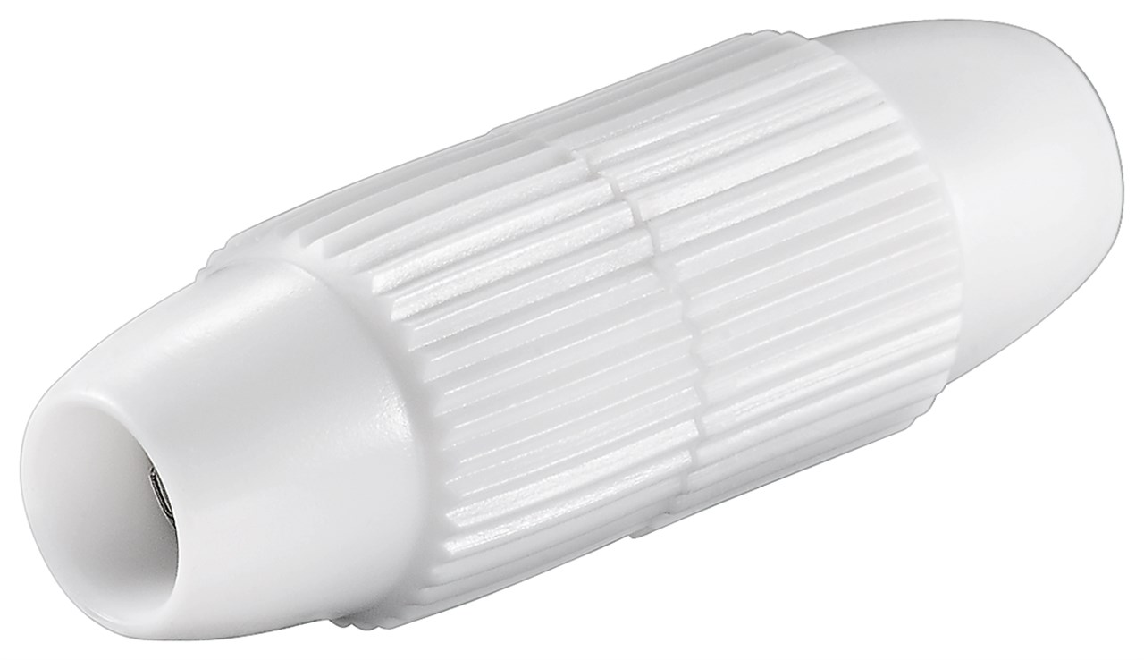 Koax-Kabelverbinder mit Schraubbefestigung Koax-Kabelverbinder mit Schraubbefestigung - Kunststoff