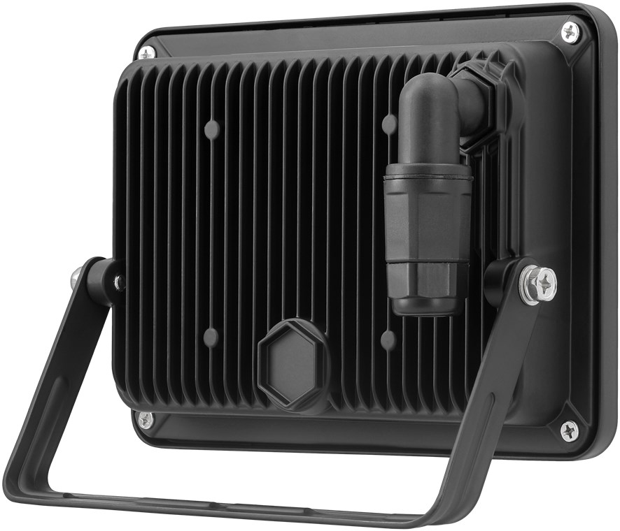 LED-Außenstrahler, 50 W - mit 4250 lm, neutralweißem Licht (4000 K) und M16-Kabelverschraubung, für den Außeneinsatz geeignet (IP65) LED-Außenstrahler, 50 W - mit 4250 lm, neutralweißem Licht (4000 K) und M16-Kabelverschraubung, für den Außeneinsatz geeignet (IP65)