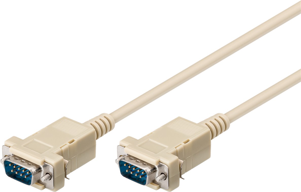 D-SUB 9 pin Anschlusskabel, Stecker/Stecker, seriell 1:1 - Kabellänge 2 m - D-SUB/RS-232-Stecker (9-polig) > D-SUB/RS-232-Stecker (9-polig)