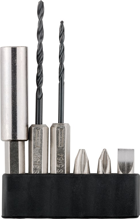 Mini Akkuschrauber 3,6 V mit LED-Leuchte - inkl. 3x 25 mm CRV Bitsatz, 1x Bitverlängerung, 2x Bohrer Mini Akkuschrauber 3,6 V mit LED-Leuchte - inkl. 3x 25 mm CRV Bitsatz, 1x Bitverlängerung, 2x Bohrer